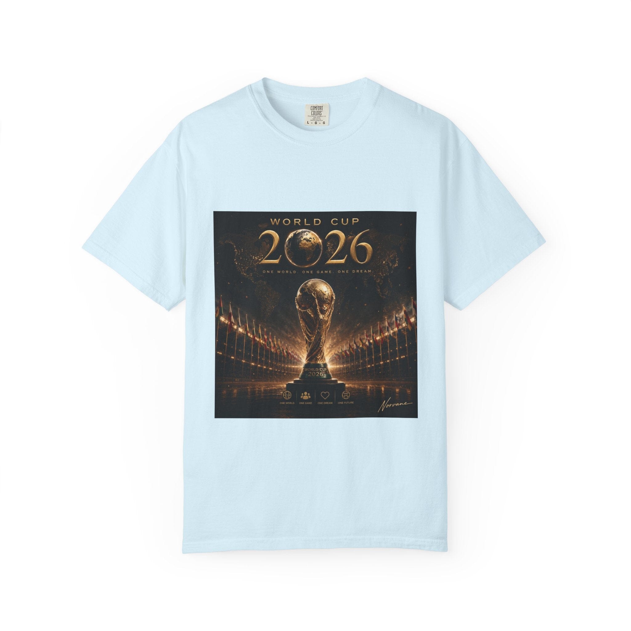 Norvane 2026 Football Championship T-Shirt – Trophy Fan Tee T-Shirt Printify Chambray S 