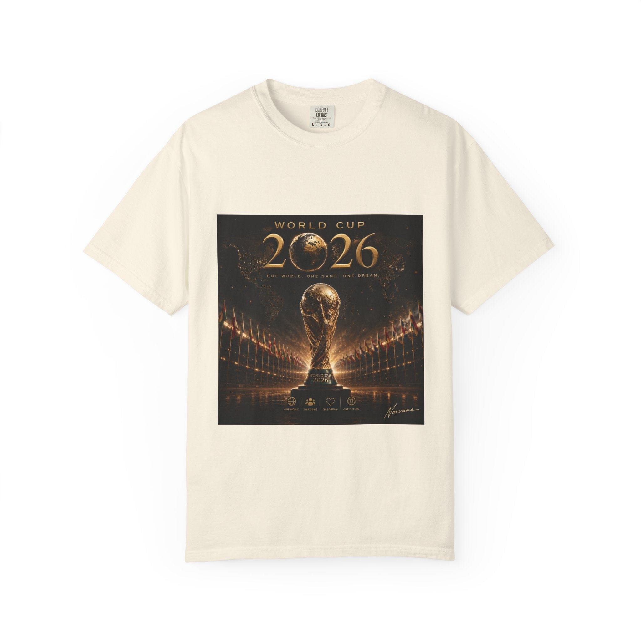 Norvane 2026 Football Championship T-Shirt – Trophy Fan Tee T-Shirt Printify Ivory L 
