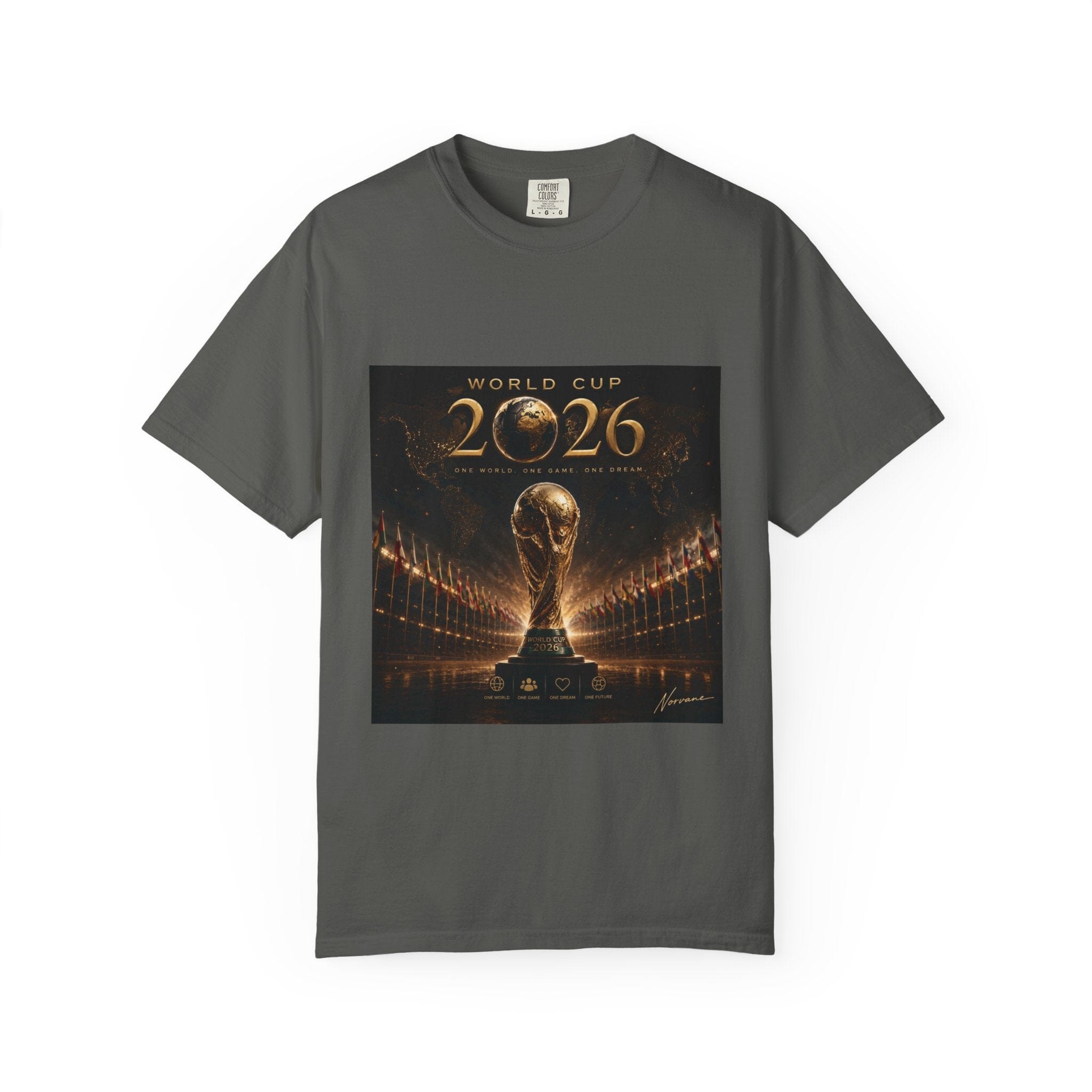 Norvane 2026 Football Championship T-Shirt – Trophy Fan Tee T-Shirt Printify Pepper M 
