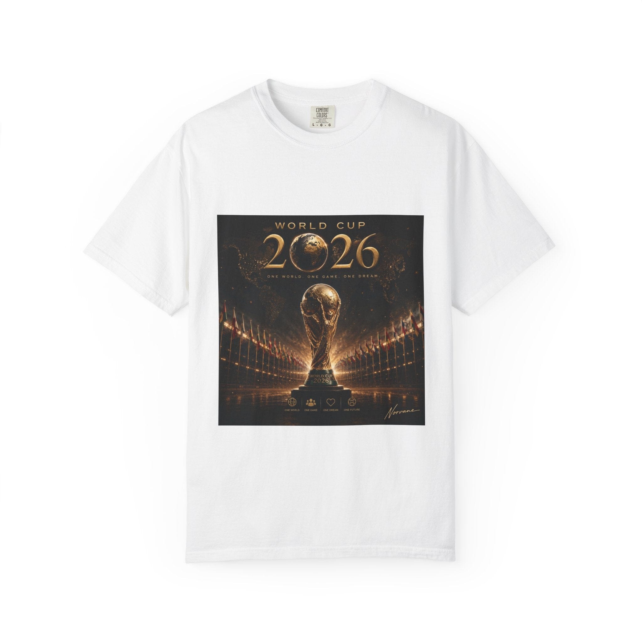 Norvane 2026 Football Championship T-Shirt – Trophy Fan Tee T-Shirt Printify White M 