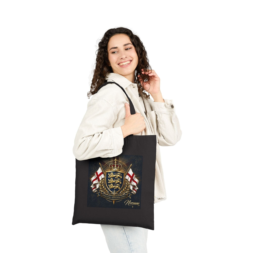 Norvane British Crest Tote Bag – St George Flag Heritage Shield Design Bags Printify 