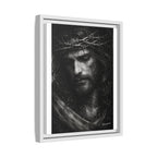 Norvane Crown of Sorrow Jesus Canvas Print – Black & White Christian Wall Art Canvas Printify 