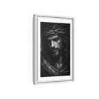 Norvane Crown of Sorrow Jesus Canvas Print – Black & White Christian Wall Art Canvas Printify 