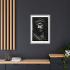 Norvane Crown of Sorrow Jesus Canvas Print – Black & White Christian Wall Art Canvas Printify 