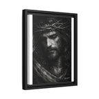 Norvane Crown of Sorrow Jesus Canvas Print – Black & White Christian Wall Art Canvas Printify 