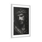 Norvane Crown of Sorrow Jesus Canvas Print – Black & White Christian Wall Art Canvas Printify 
