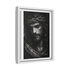 Norvane Crown of Sorrow Jesus Canvas Print – Black & White Christian Wall Art Canvas Printify 