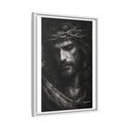 Norvane Crown of Sorrow Jesus Canvas Print – Black & White Christian Wall Art Canvas Printify 