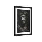 Norvane Crown of Sorrow Jesus Canvas Print – Black & White Christian Wall Art Canvas Printify 