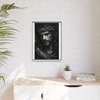 Norvane Crown of Sorrow Jesus Canvas Print – Black & White Christian Wall Art Canvas Printify 