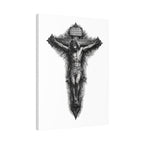 Norvane Crucifixion Jesus Canvas Print – Stretched Religious Wall Art Canvas Printify 
