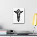 Norvane Crucifixion Jesus Canvas Print – Stretched Religious Wall Art Canvas Printify 