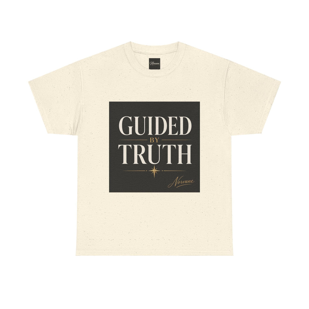 Norvane Guided By Truth T-Shirt – Inspirational Christian Graphic Tee T-Shirt Printify Natural S 