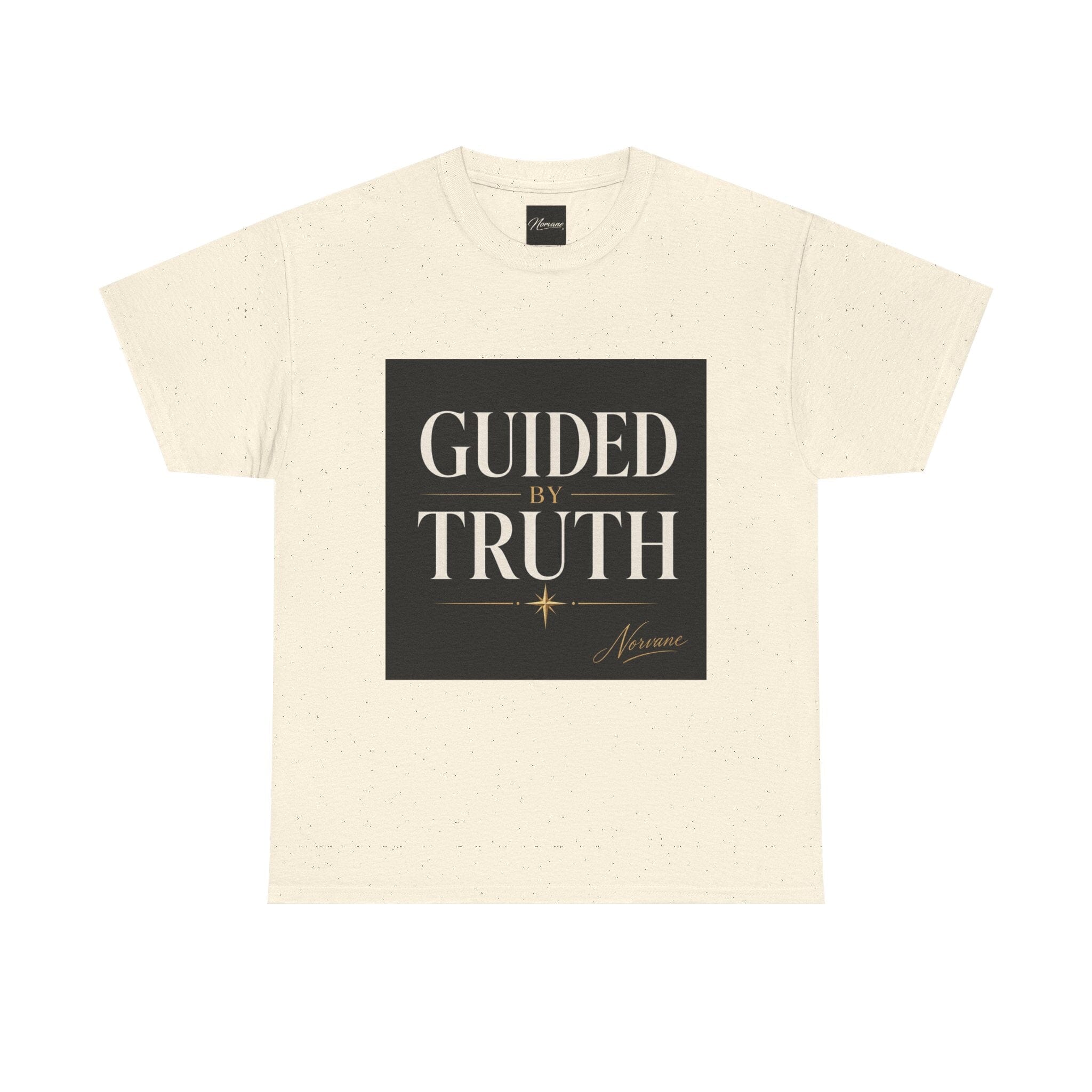 Norvane Guided By Truth T-Shirt – Inspirational Christian Graphic Tee T-Shirt Printify Natural S 