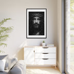 Norvane Jesus Crown of Thorns Canvas Print – Black & White Framed Wall Art Canvas Printify 