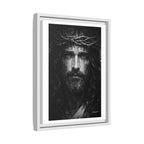 Norvane Jesus Crown of Thorns Canvas Print – Black & White Framed Wall Art Canvas Printify 