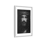 Norvane Jesus Crown of Thorns Canvas Print – Black & White Framed Wall Art Canvas Printify 