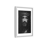 Norvane Jesus Crown of Thorns Canvas Print – Black & White Framed Wall Art Canvas Printify 