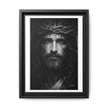 Norvane Jesus Crown of Thorns Canvas Print – Black & White Framed Wall Art Canvas Printify 9" x 12" (Vertical) 1.25" Black