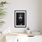 Norvane Jesus Crown of Thorns Canvas Print – Black & White Framed Wall Art Canvas Printify 