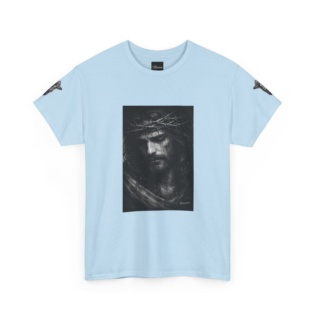 Norvane Jesus Portrait T-Shirt – Crown of Thorns Graphic Tee T-Shirt Printify 
