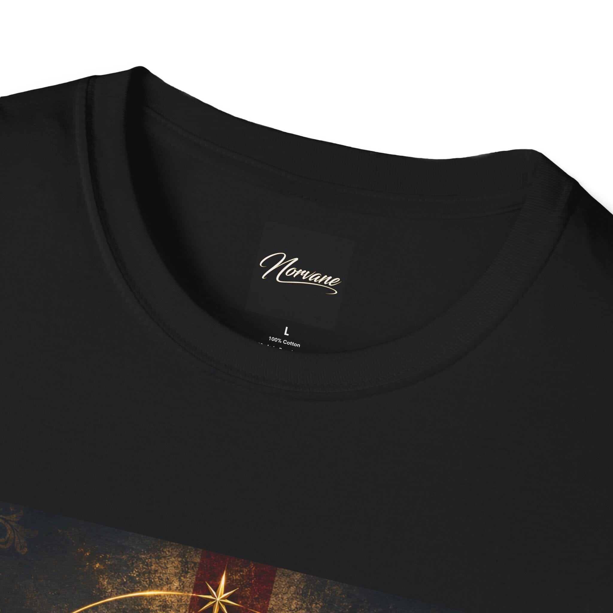 Norvane Lionheart England T-Shirt – Three Lions St George’s Cross Crest T-Shirt Printify 