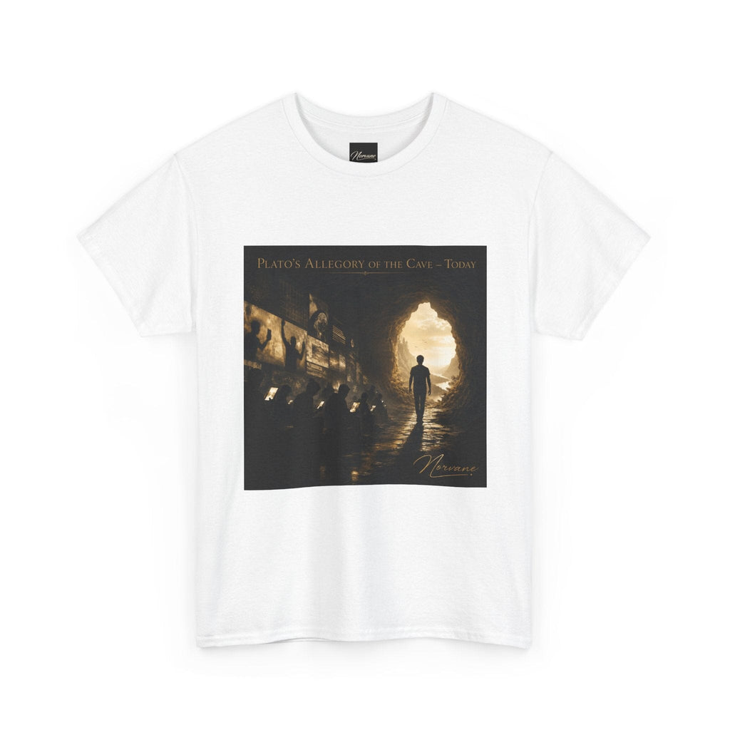 Norvane Plato’s Allegory of the Cave T-Shirt – Modern Philosophy Graphic Tee T-Shirt Printify 