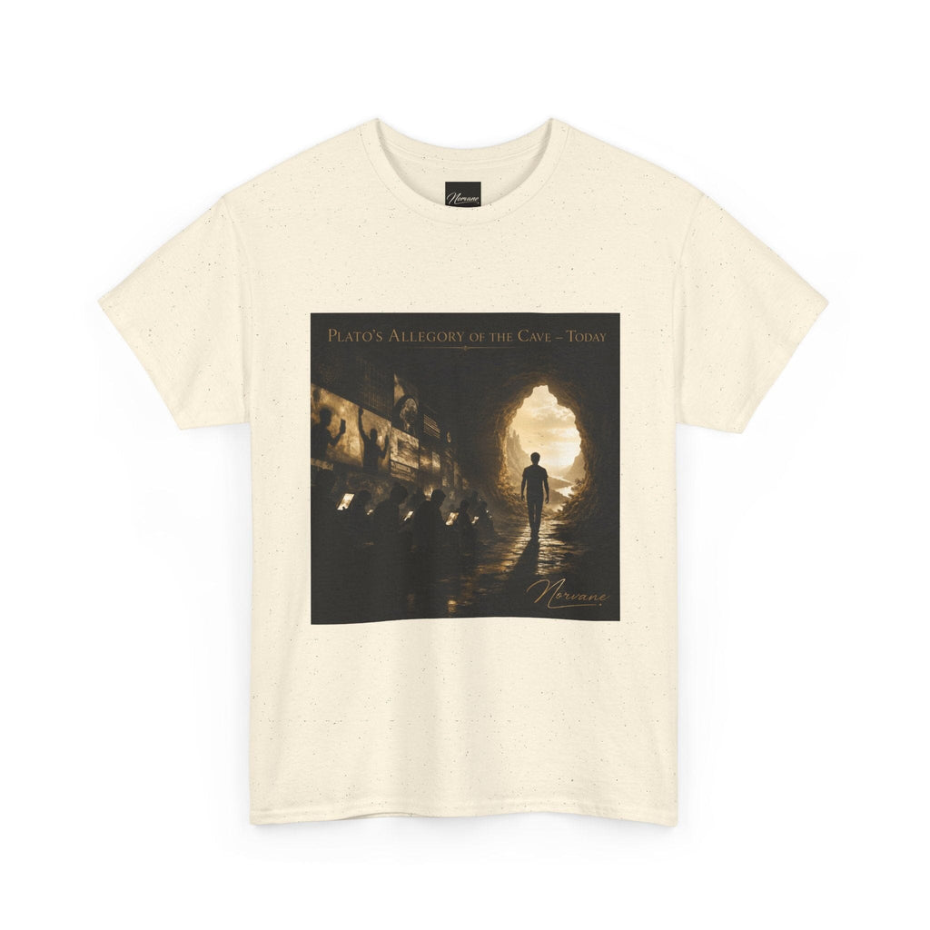 Norvane Plato’s Allegory of the Cave T-Shirt – Modern Philosophy Graphic Tee T-Shirt Printify 
