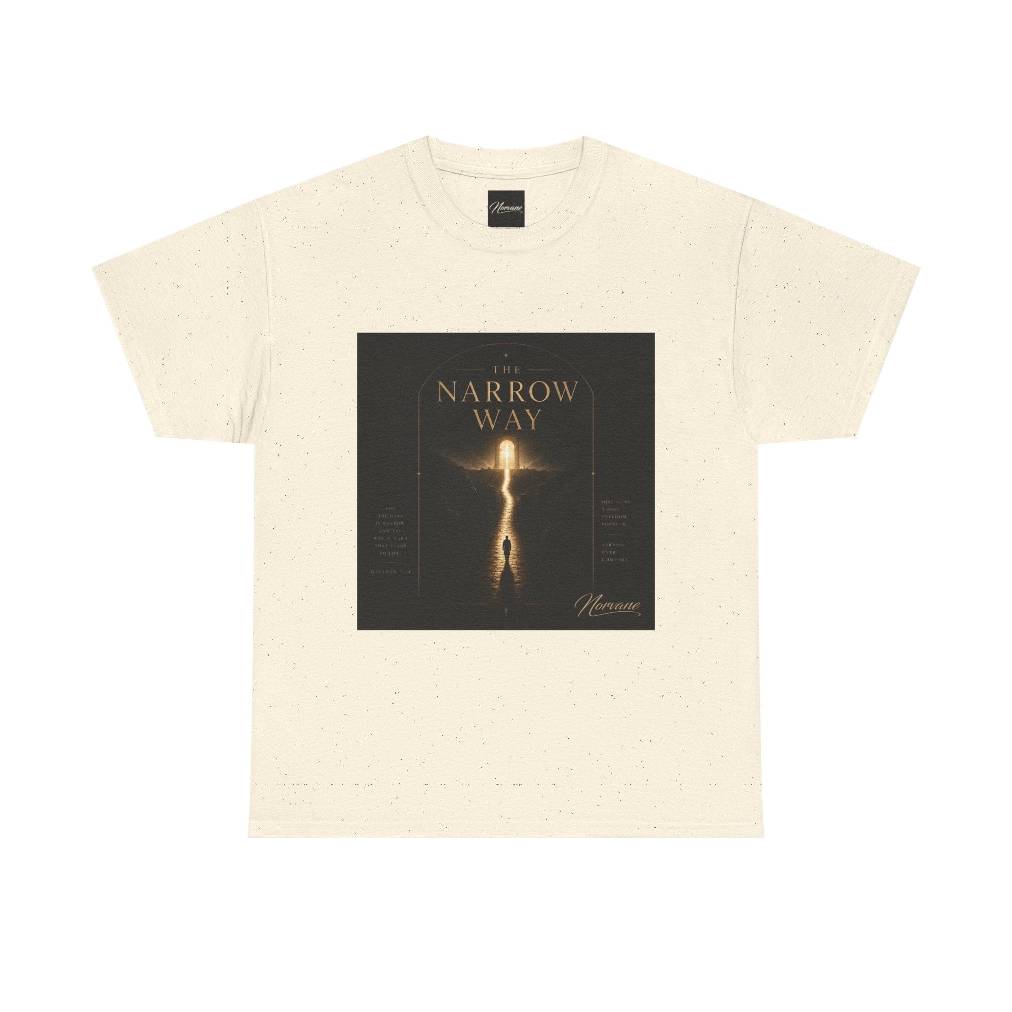 Norvane The Narrow Way T-Shirt – Inspirational Graphic Tee T-Shirt Printify Natural S 