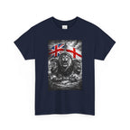 Norvane Three Lions British Heritage T-Shirt – Walk With Us Patriotic Graphic Tee T-Shirt Printify 