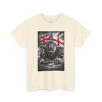 Norvane Three Lions British Heritage T-Shirt – Walk With Us Patriotic Graphic Tee T-Shirt Printify 