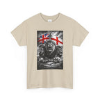 Norvane Three Lions British Heritage T-Shirt – Walk With Us Patriotic Graphic Tee T-Shirt Printify 