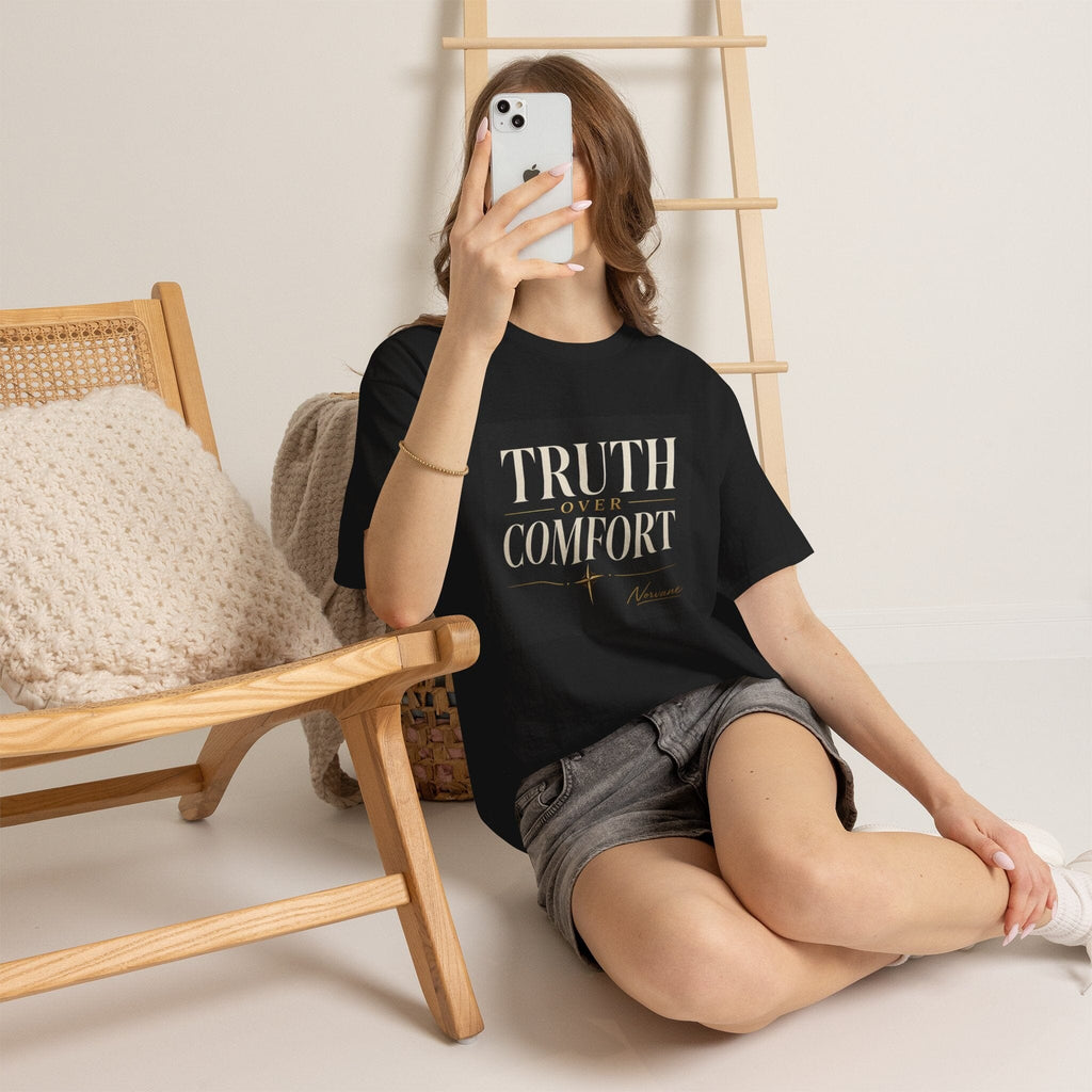 Norvane Truth Over Comfort T-Shirt – Inspirational Graphic Tee T-Shirt Printify 