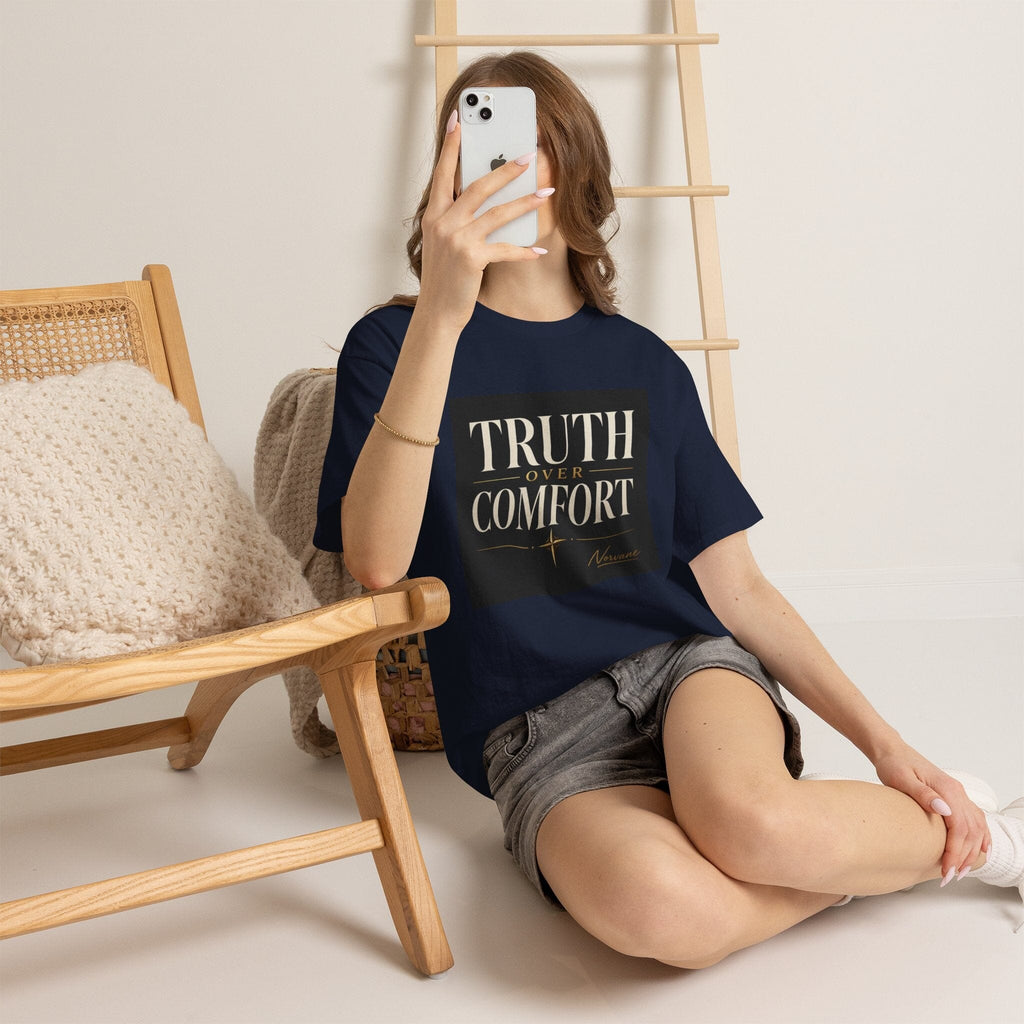 Norvane Truth Over Comfort T-Shirt – Inspirational Graphic Tee T-Shirt Printify 