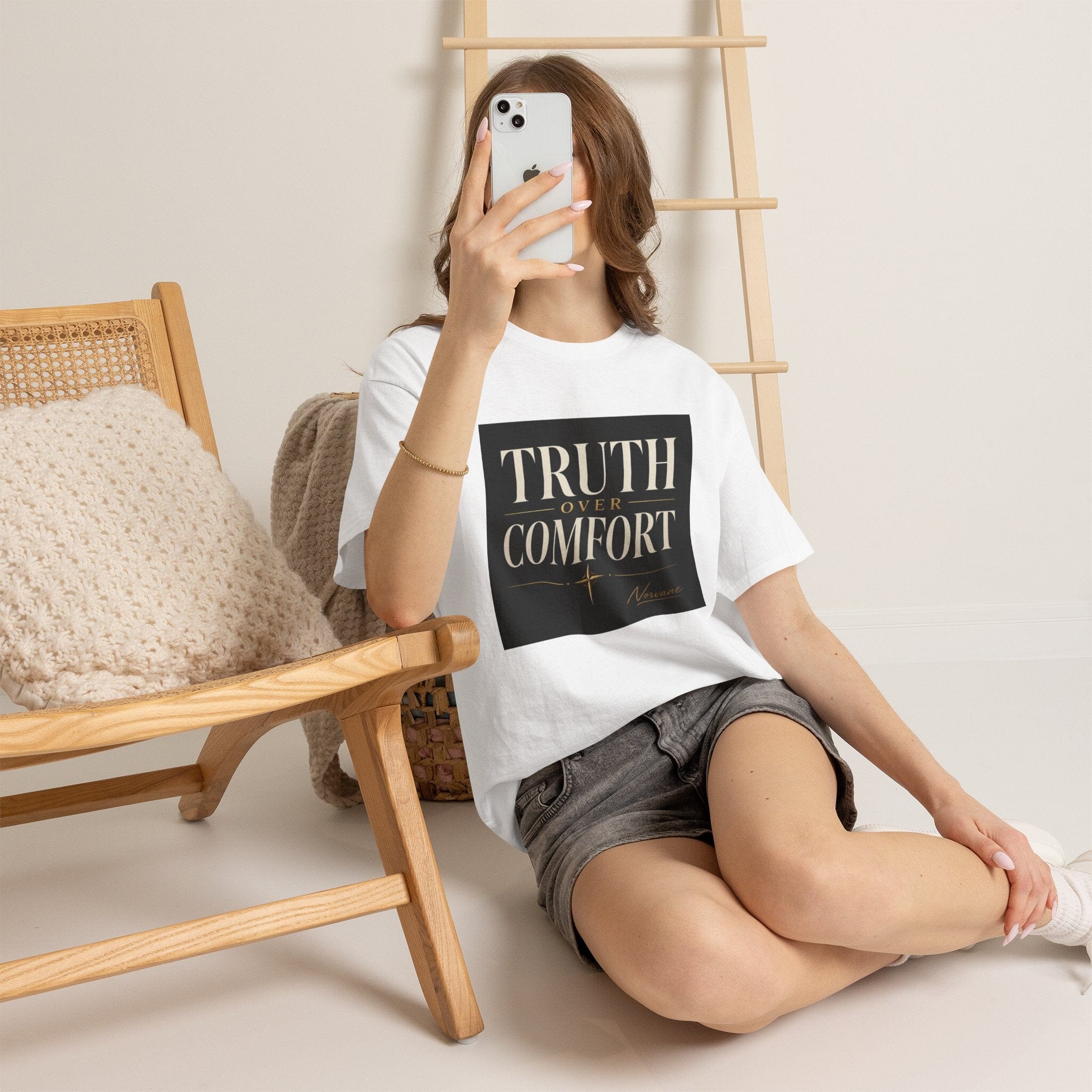 Norvane Truth Over Comfort T-Shirt – Inspirational Graphic Tee T-Shirt Printify 