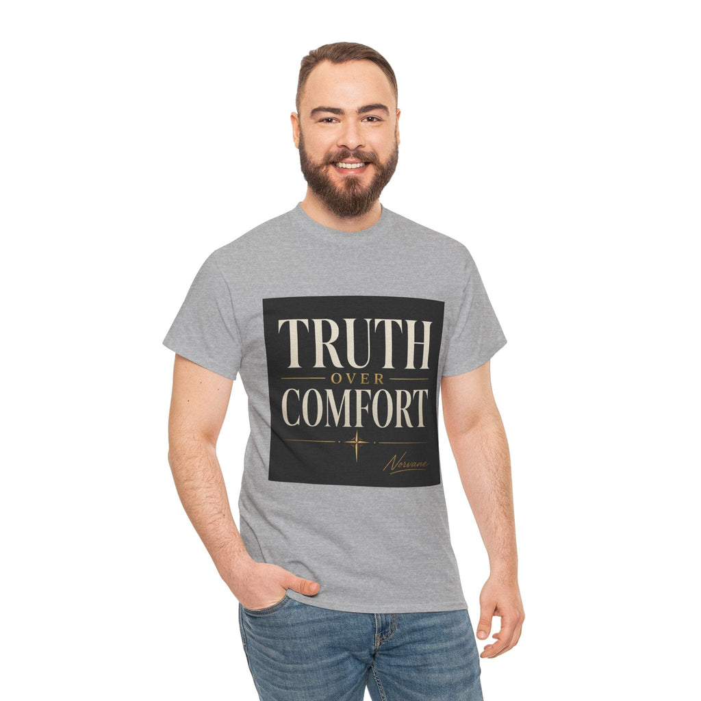 Norvane Truth Over Comfort T-Shirt – Inspirational Graphic Tee T-Shirt Printify 
