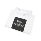 Norvane Walk With Purpose Hoodie – Inspirational Quote Pullover Hoodie Printify 