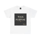 Norvane Walk With Purpose T-Shirt – Inspirational Graphic Tee T-Shirt Printify White S 